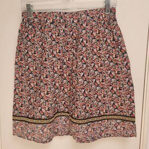 Lottie & Holly Band of Gypsies Multicolor Floral Skirt (5102)